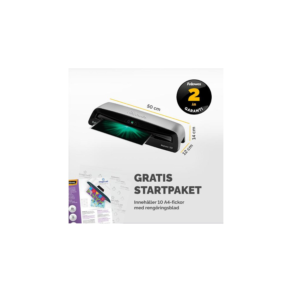 Produktbild för Lamineringsmaskin FELLOWES Neptune 3 A3