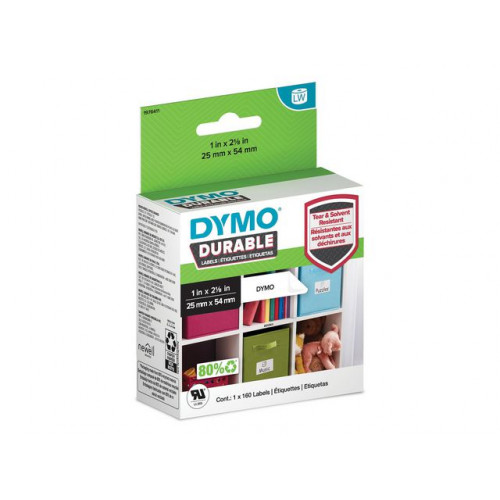 DYMO Etikett DYMO Durable 25x54mm 160/fp