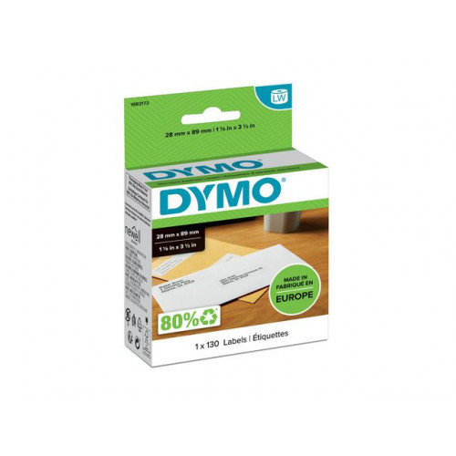 DYMO Etikett DYMO 28x89mm 130/fp