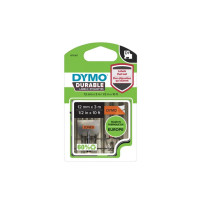 Produktbild för Tape DYMO Durable D1 12mm svart på ora.