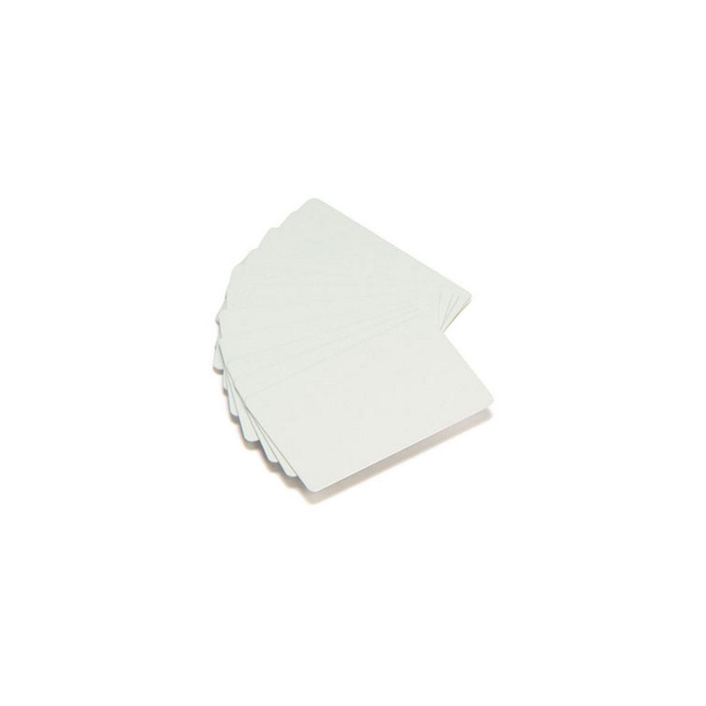 Produktbild för Plastkort ZEBRA PVC White Cards 500/fp