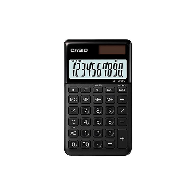 Produktbild för Miniräknare CASIO SL-1000SC svart