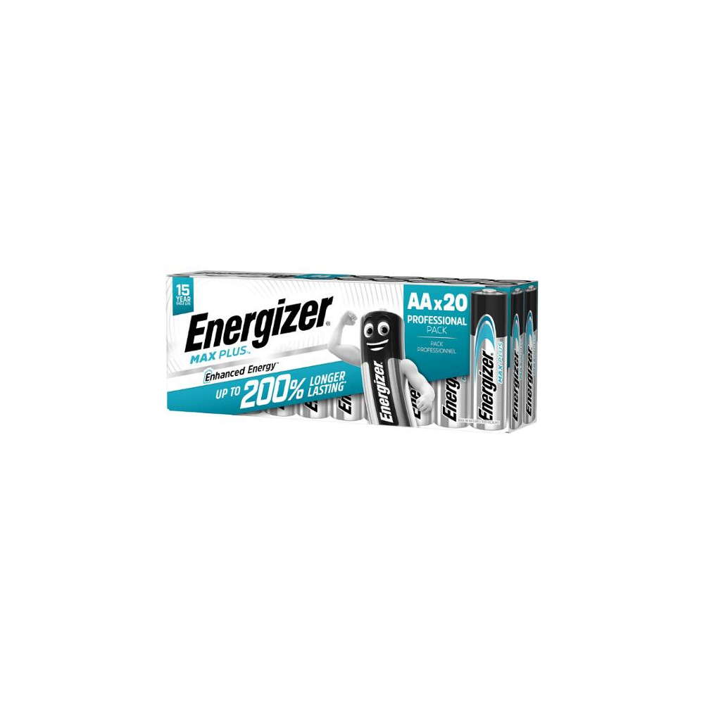 Produktbild för Batteri ENERGIZER Max Plus AA 20/fp