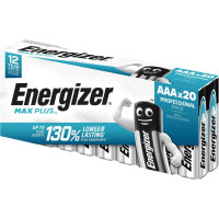 Produktbild för Batteri ENERGIZER Max Plus AAA 20/fp