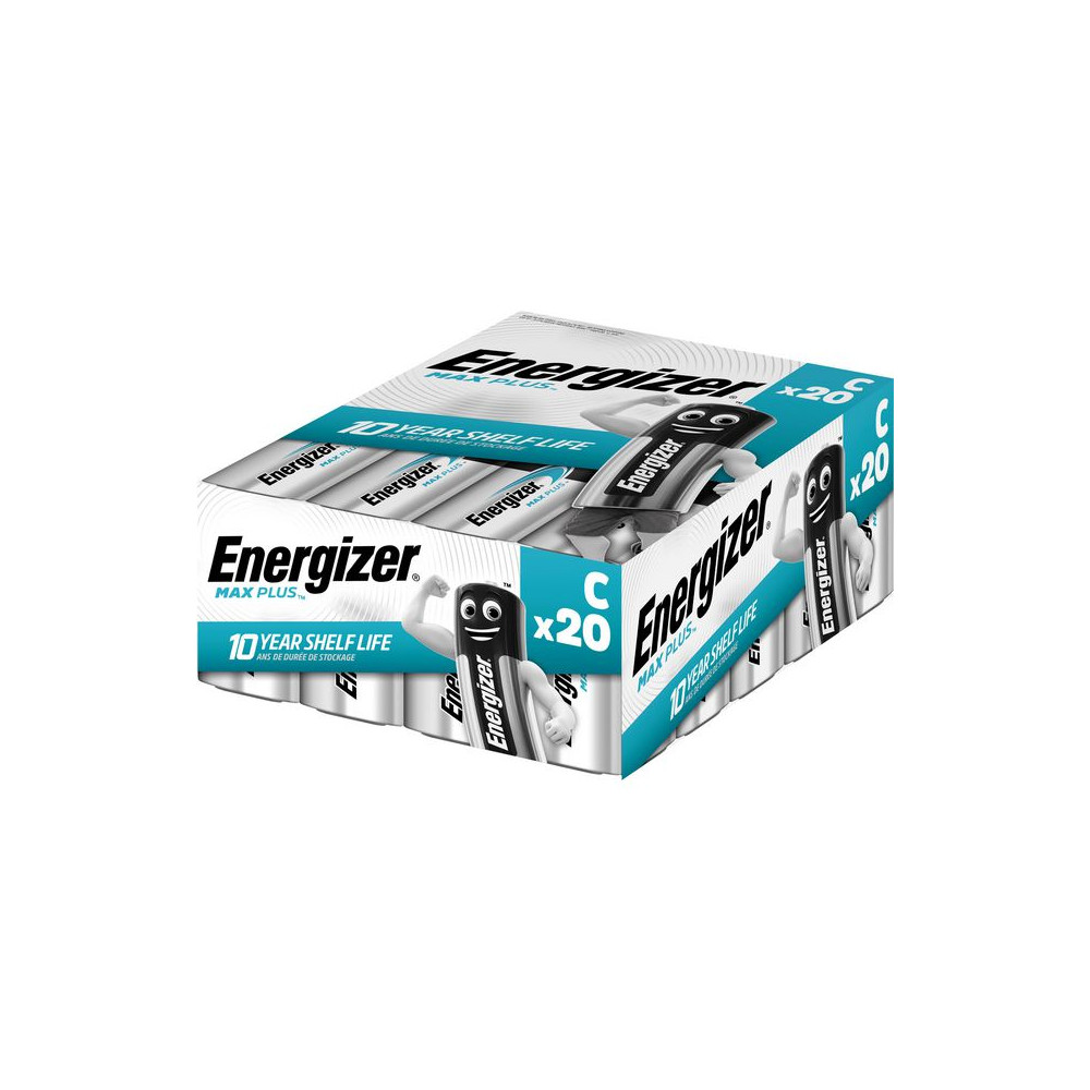 Produktbild för Batteri ENERGIZER Max Plus C 20/fp