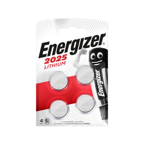 ENERGIZER Batteri ENERGIZER Lithium CR2025 4/fp