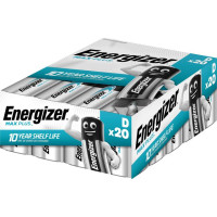 Produktbild för Batteri ENERGIZER Max Plus D 20/fp