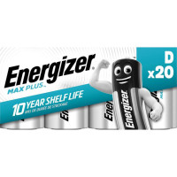 Produktbild för Batteri ENERGIZER Max Plus D 20/fp