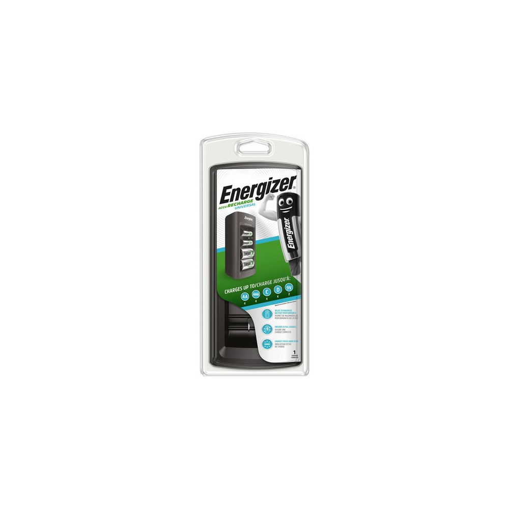 Produktbild för Batteriladdare ENERGIZER AA/AAA/C/D/E