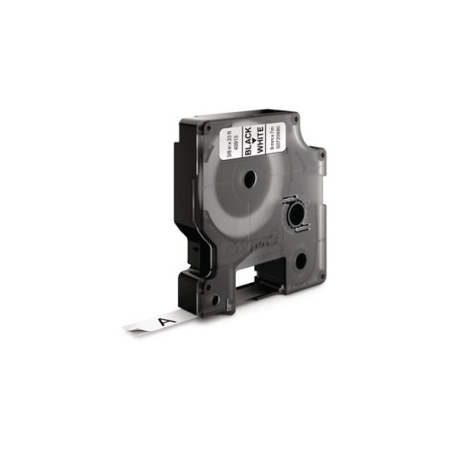 DYMO Tape DYMO D1 9mm svart på vit 10/fp