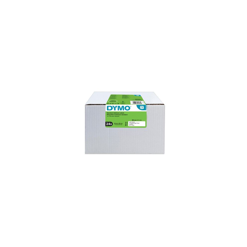 Produktbild för Etikett DYMO LW 89x28mm 24rl/fp