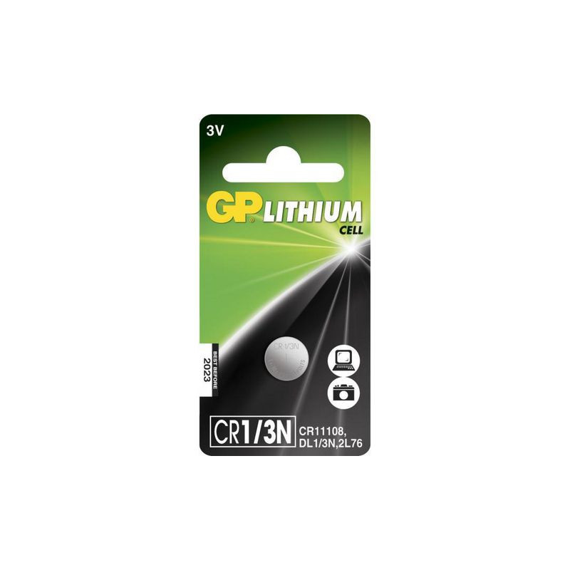 Produktbild för Batteri GP Lithium 3V CR1/3N