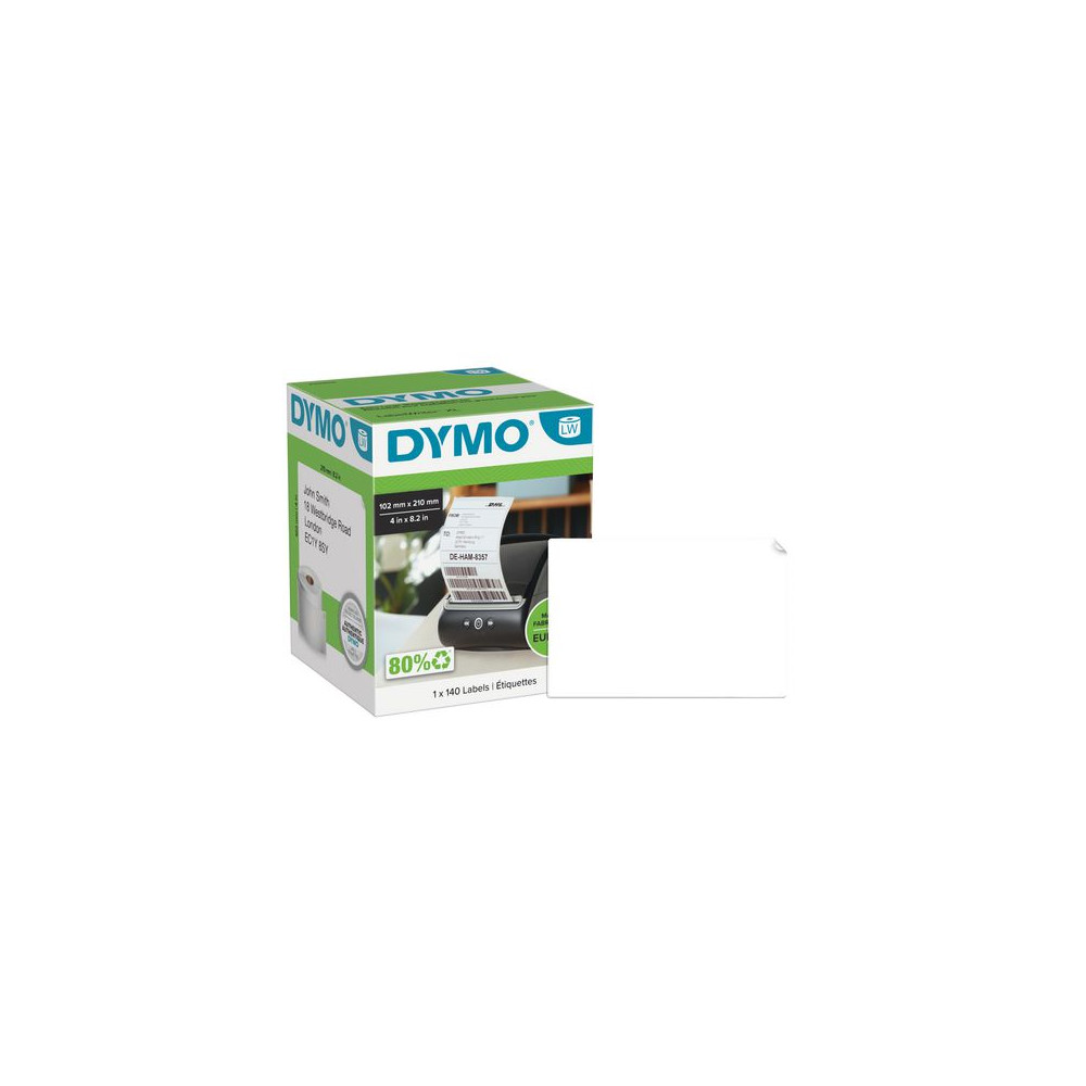 Produktbild för Etikett DYMO LW Frakt 102x210mm 140/fp