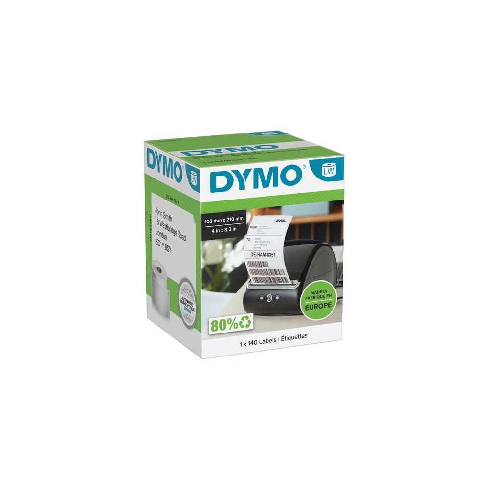Produktbild för Etikett DYMO LW Frakt 102x210mm 140/fp