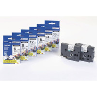 Produktbild för Tape BROTHER TZE541 18mm svart på blå