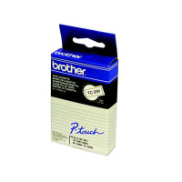 Produktbild för Tape BROTHER TZE541 18mm svart på blå