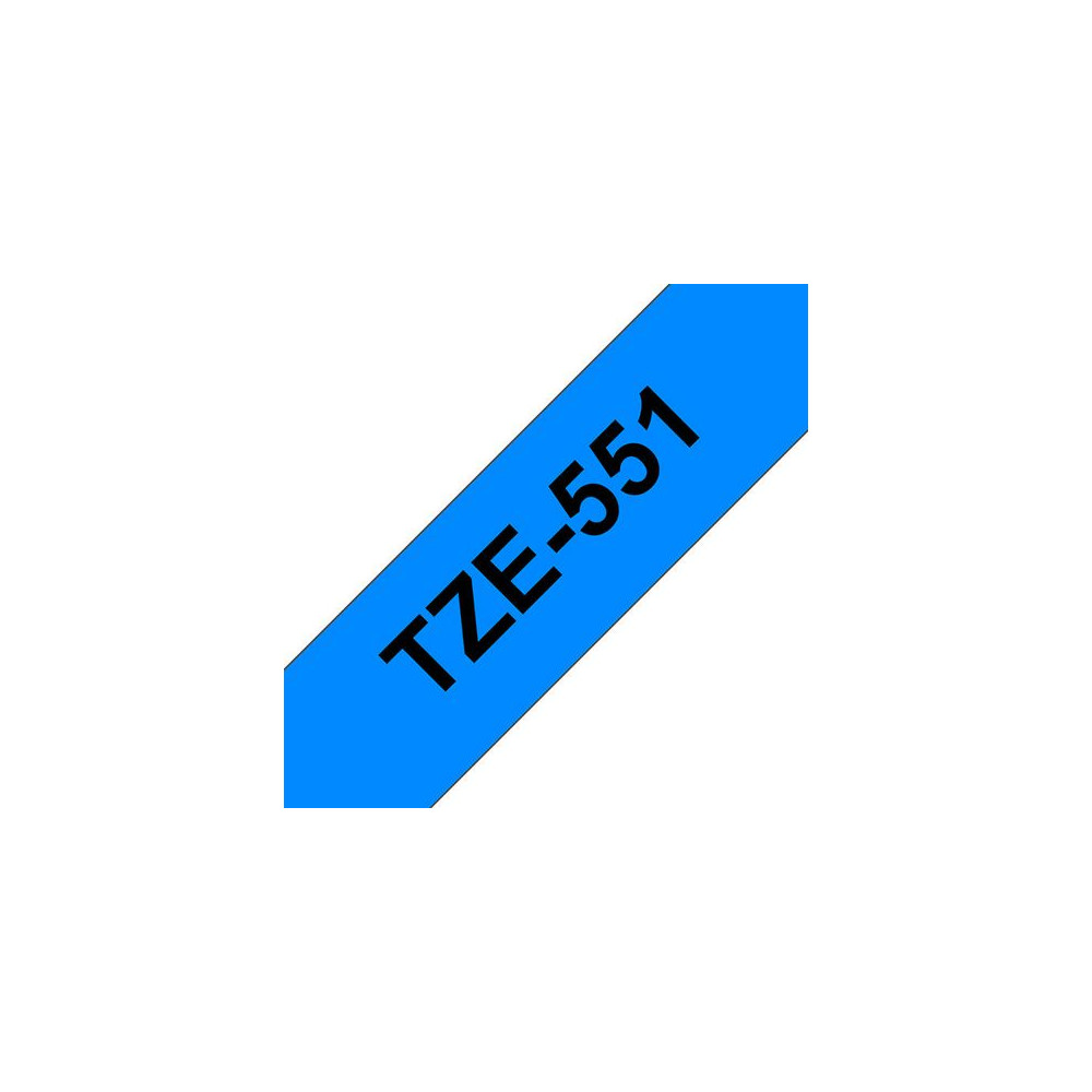 Produktbild för Tape BROTHER TZE551 24mm svart på blå