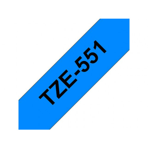 P-TOUCH Tape BROTHER TZE551 24mm svart på blå