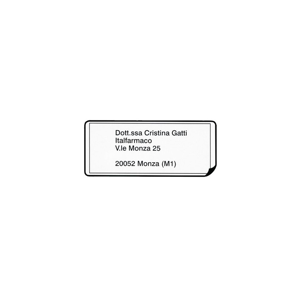 Produktbild för Etikett BROTHER DK11208 38x90mm 400/fp