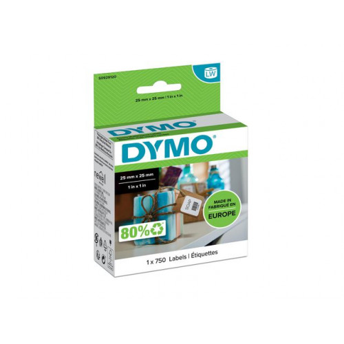 DYMO Etikett DYMO S0929120 25x25mm 750/FP