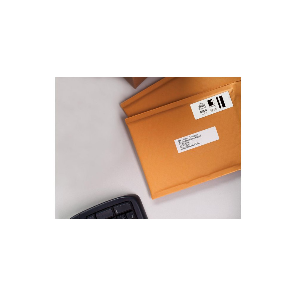 Produktbild för Etikett DYMO LW 89x36mm 520/fp
