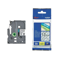 Produktbild för Tape BROTHER TZE131 12mm svart på klar