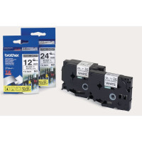 Produktbild för Tape BROTHER TZE131 12mm svart på klar