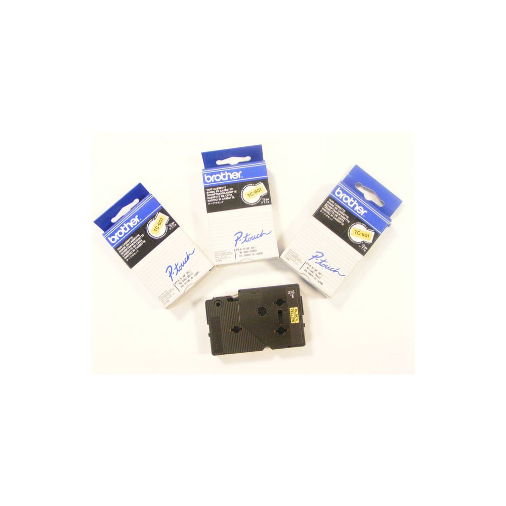 Produktbild för Tape BROTHER TZE131 12mm svart på klar