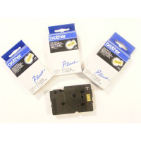 Produktbild för Tape BROTHER TZE131 12mm svart på klar