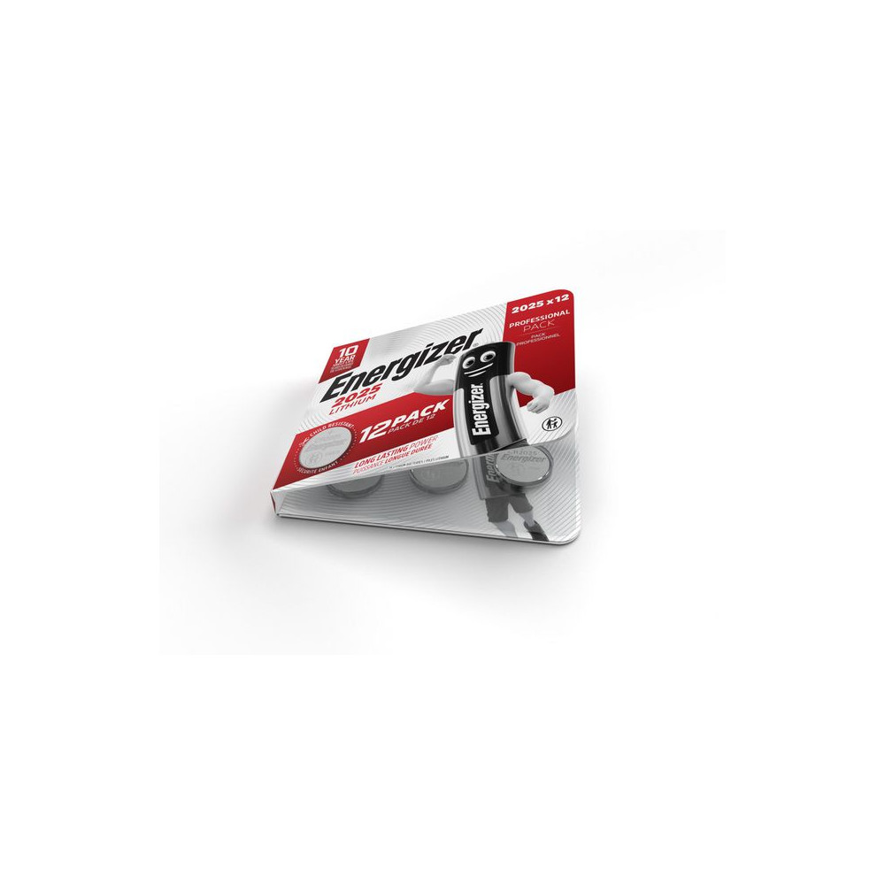Produktbild för Batteri ENERGIZER Lithium CR2025 12/fp