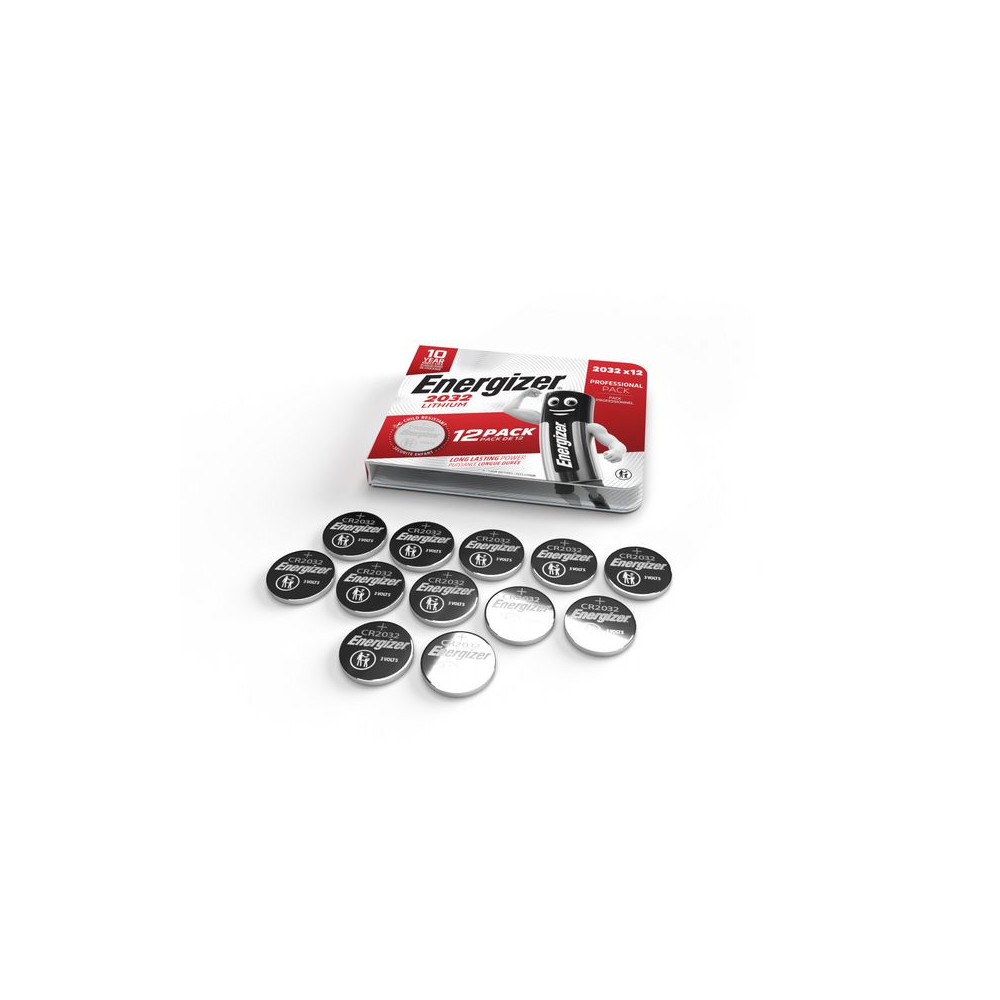 Produktbild för Batteri ENERGIZER Lithium CR2032 12/fp