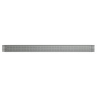 Produktbild för Odlingslåda galvaniserat stål 512x80x36 cm silver