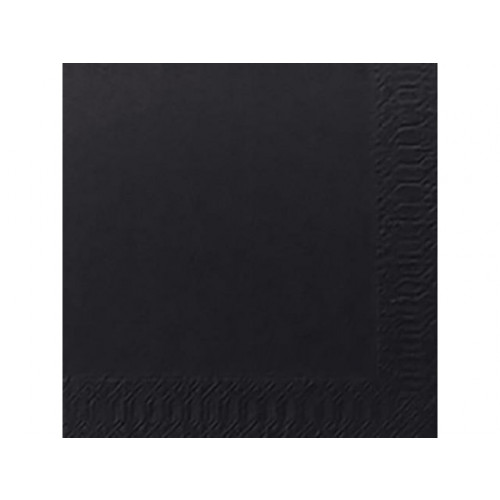 Duni Servett 3-lags 24x24cm svart 250/fp