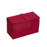Produktbild för Servett 3-lags 24x24cm vinröd 250/fp