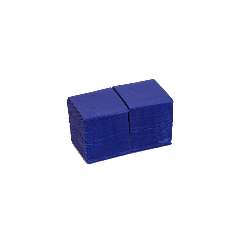 Produktbild för Servett 3-lags 24x24cm mörkblå 250/fp