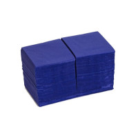 Produktbild för Servett 3-lags 24x24cm mörkblå 250/fp