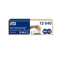 Produktbild för Servett TORK Adv N4 1-lag natur 1125/fp