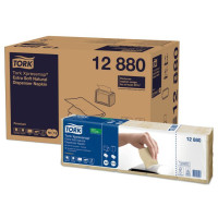 Produktbild för Servett TORK Pre N4 2-lags natur 1000/fp