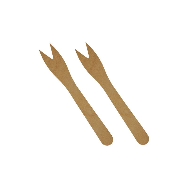 Produktbild för Bestick gaffel PURE trä 12,1cm 500/fp
