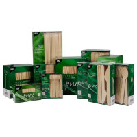 Produktbild för Bestick gaffel PURE FSC 16,5cm 100/fp