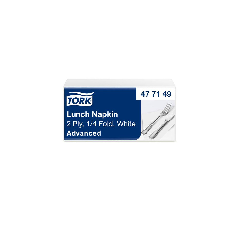 Produktbild för Servett TORK Adv 2-lag 33x33cm vi 200/fp