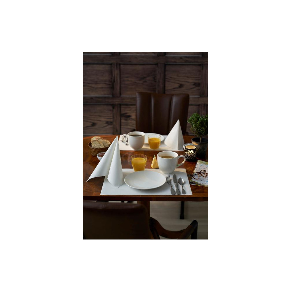 Produktbild för Servett Dunilin 40x40cm vit 45/fp