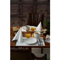 Produktbild för Servett Dunilin 40x40cm vit 45/fp