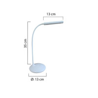 Produktbild för Lampa UNILUX Nelly LED vit