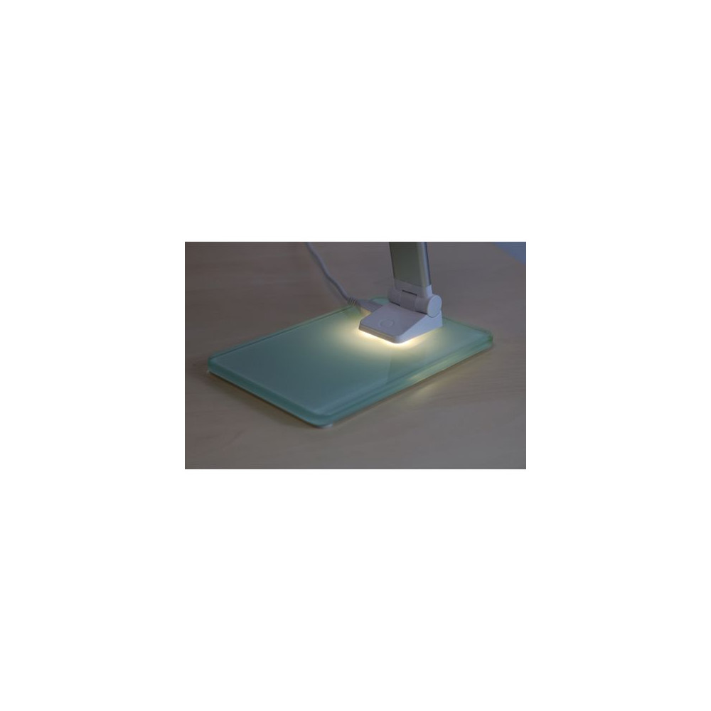 Produktbild för Lampa UNILUX Popy LED silver/vit