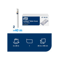 Produktbild för Duk TORK LinStyle 1,20x20m vit