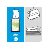 Produktbild för Dispenser TORK N14 Xpressnap Fit L svart