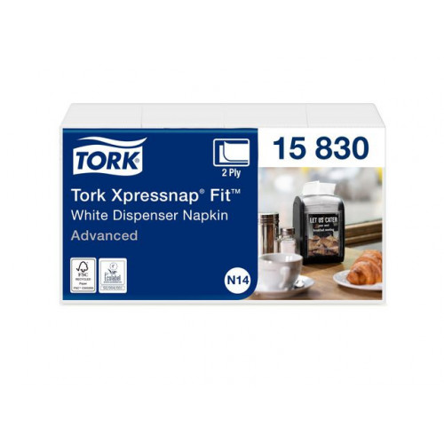 TORK Servett TORK Xpressnap N14 vit 720/fp