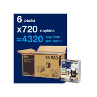Produktbild för Servett TORK Xpressnap N14 vit 720/fp