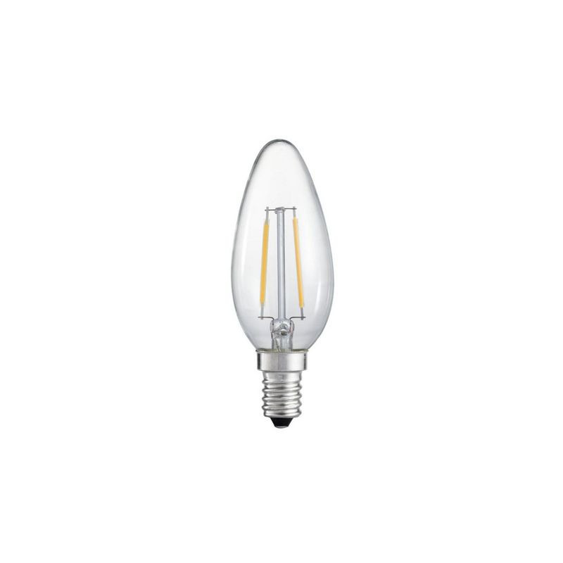 Produktbild för LED-lampa Kronljus E14 230V Klar 25W